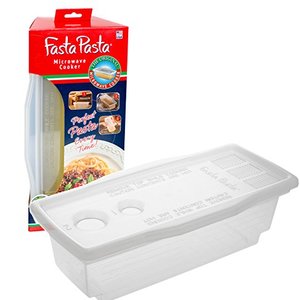 Microwave Pasta Cooker With No Mess Sticking Or Waiting
